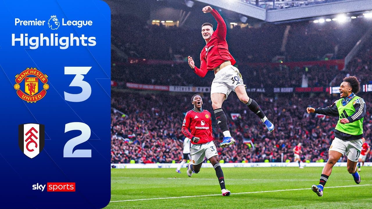 Sesko snatches 94th-min winner 😱 | Man Utd 3-2 Fulham | Premier League Highlights