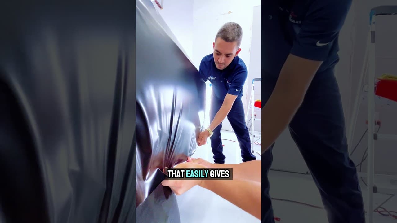 Customer let his son choose the wrap for his car!
