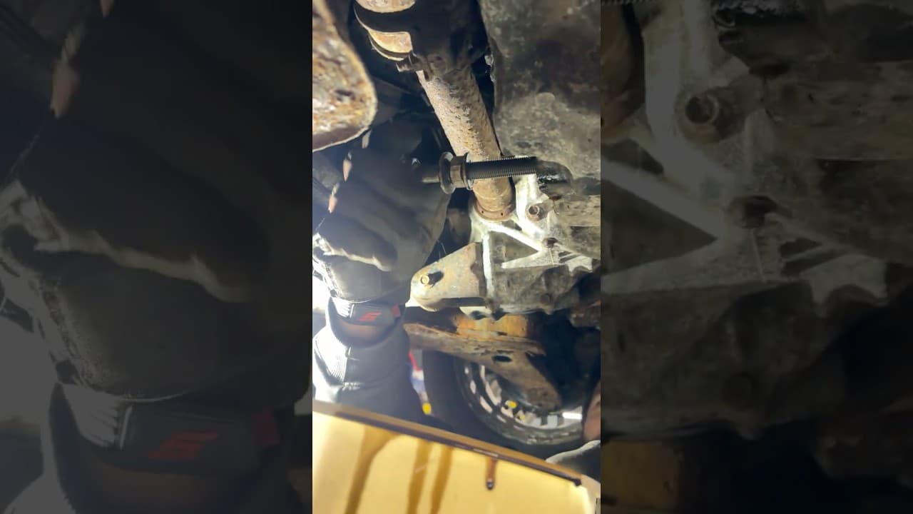 Why did the customer put in such a long drain plug bolt?