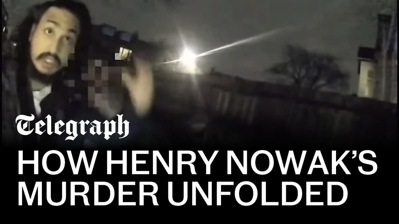 Henry Nowak stabbing: Footage reveals how murder unfolded