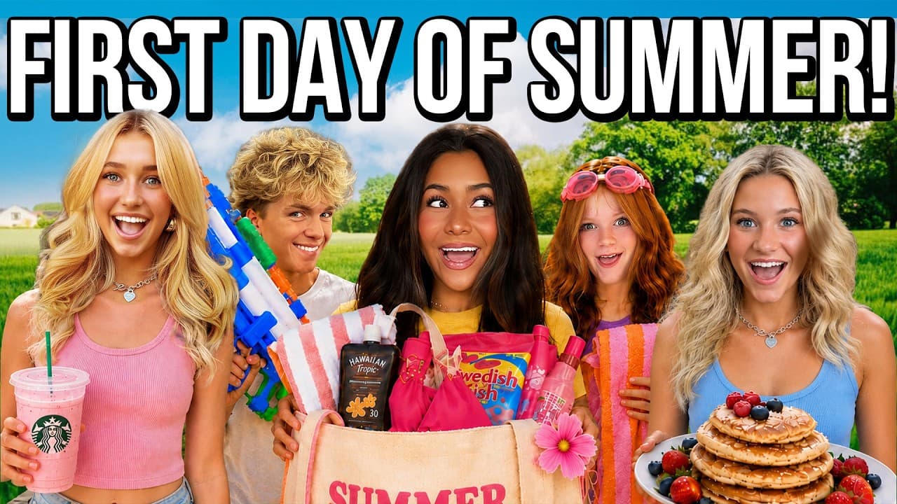 We SECRETLY SURPRiSED Our OLDER SiBLiNGS on the FiRST DAY OF SUMMER!! ☀️🎁