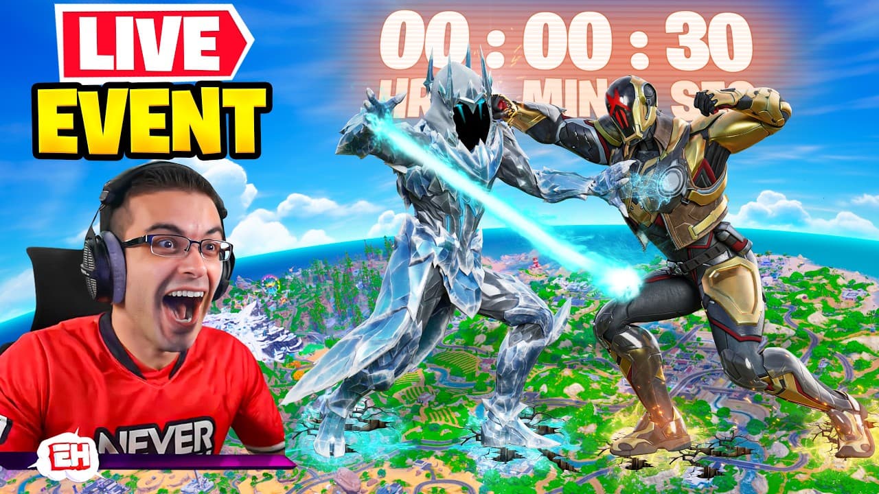NickEh30 reacts to Fortnite Shattered Live Event!