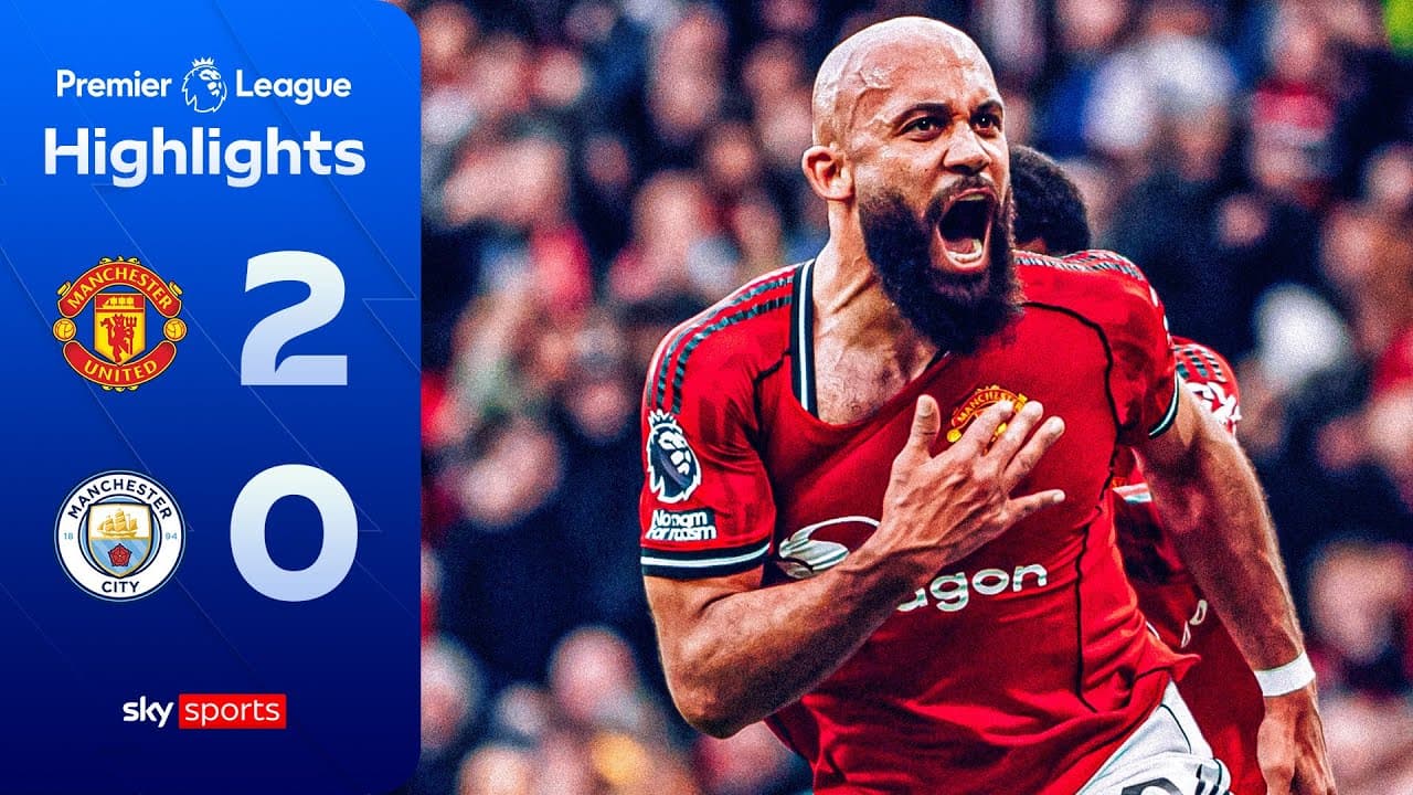 Derby DELIGHT for Carrick's Red Devils! 🤩 | Man Utd 2-0 Man City | Premier League highlights