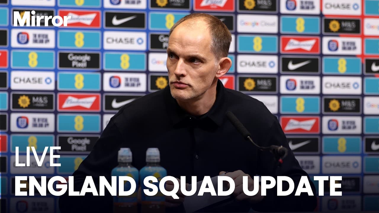 LIVE: Thomas Tuchel press conference & 2026 World Cup squad announcement