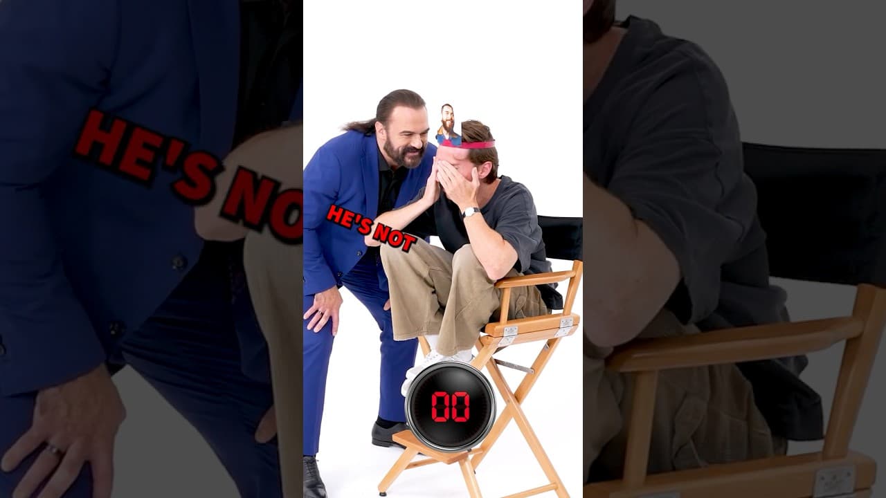 Guess the Person in 1 minute or get slapped by WWE Superstar Drew McIntyre