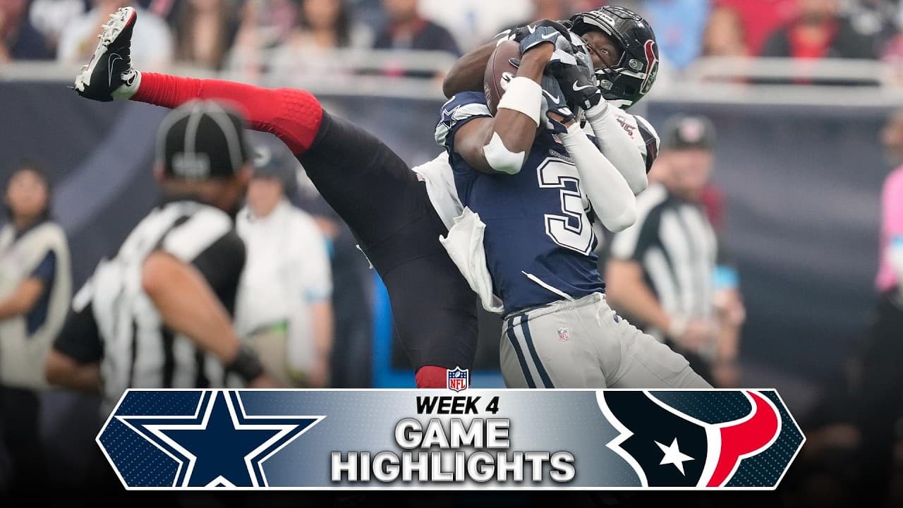 Dallas Cowboys vs. Houston Texans Game Highlights | NFL 2026 Season Week 4