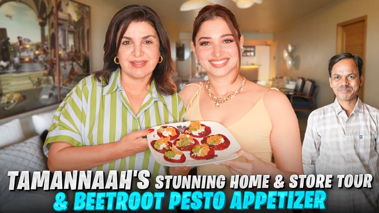 Tamannaah's Lavish Home & Radiant Jewellery Store! Ghafoor Memories & Beetroot Pesto Pockets!