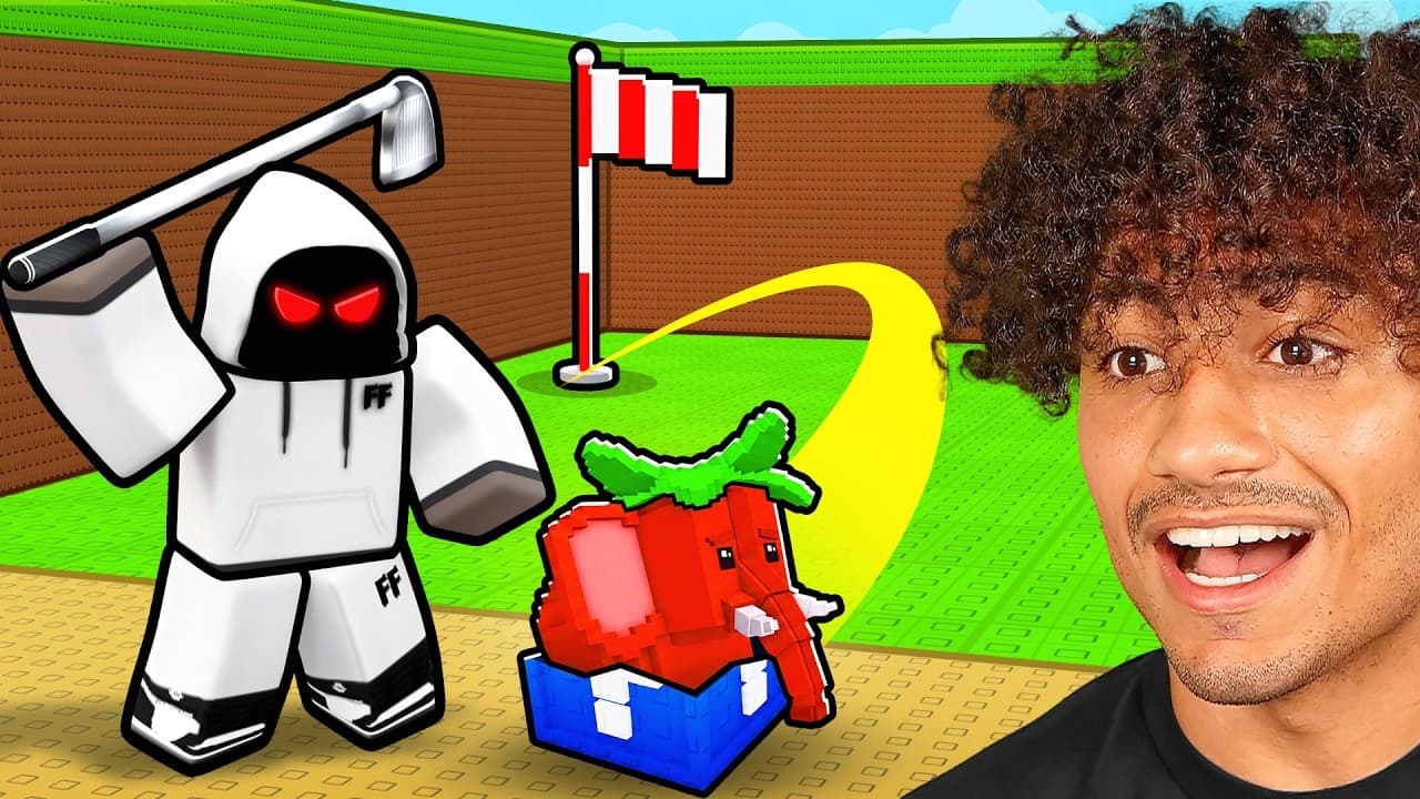 ROBLOX GOLF A LUCKY BLOCK..