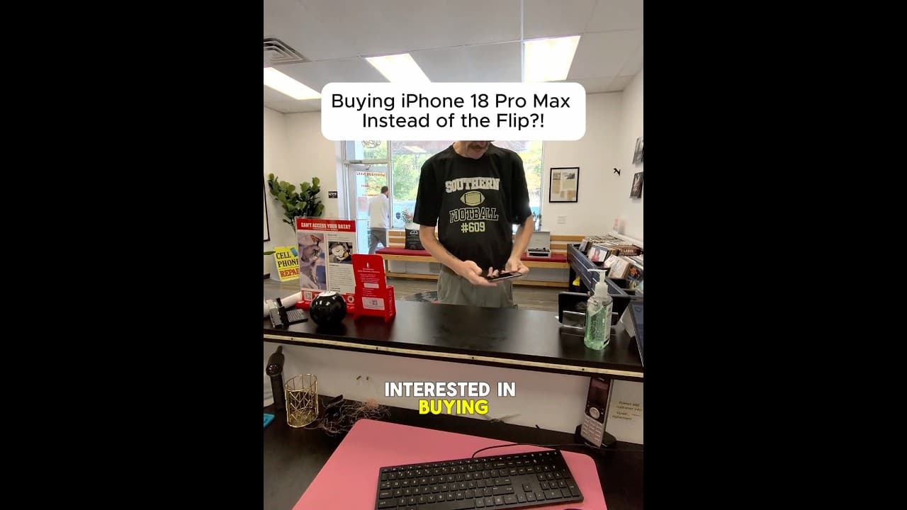 BUYING IPHONE 18 PRO MAX INSTEAD OF THE FLIP?! #smartphone #smartphone #phone #iphone