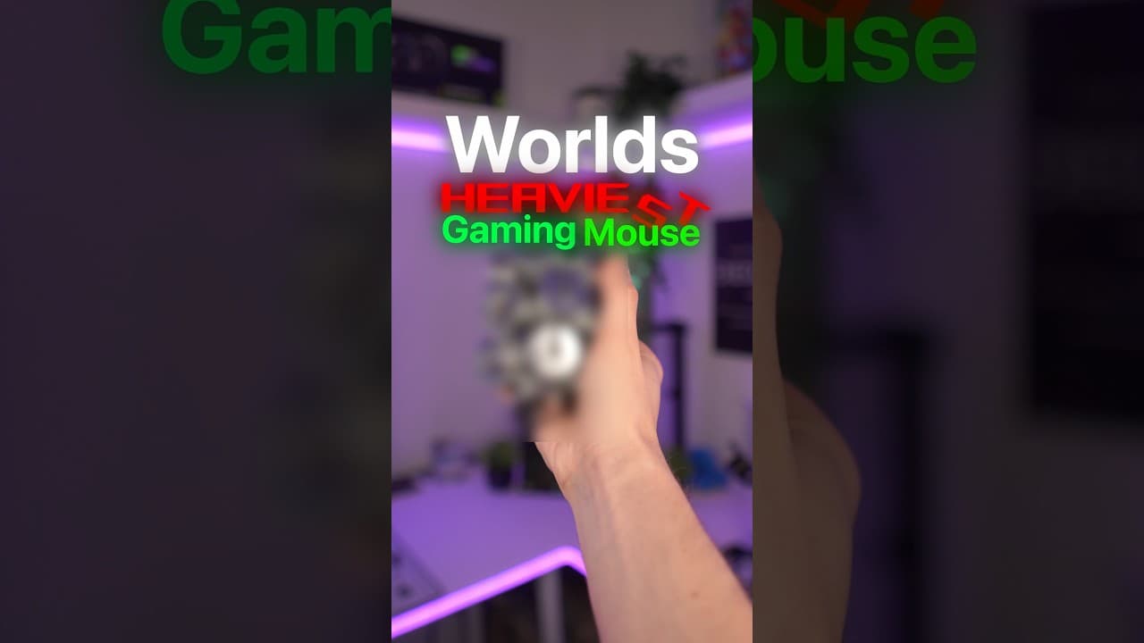 I Made the Worlds HEAVIEST Gaming Mouse… #gaming #pcgaming #gamingmouse #mousegaming #pcgamer