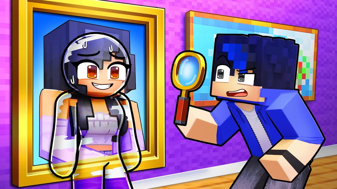 Hiding as APHMAU in MECCHA CHAMELEON!