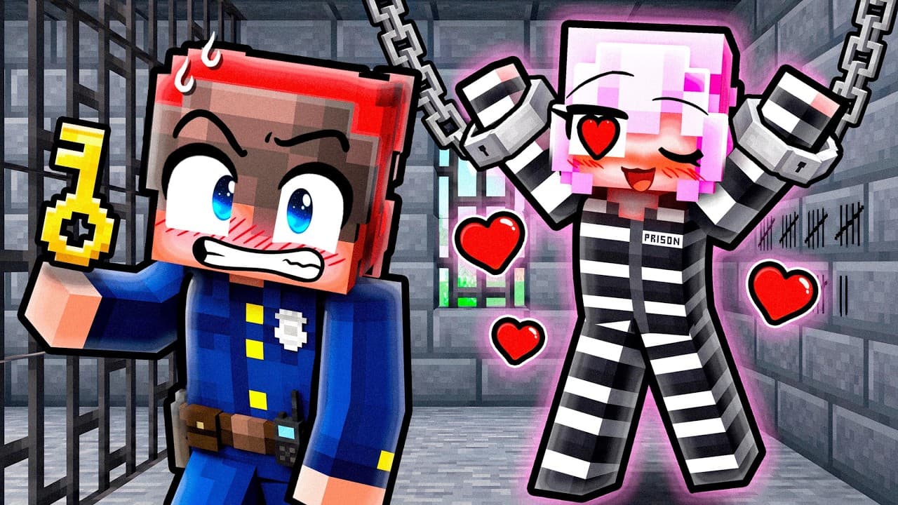 Prisoner Has a Crush On Me in Minecraft