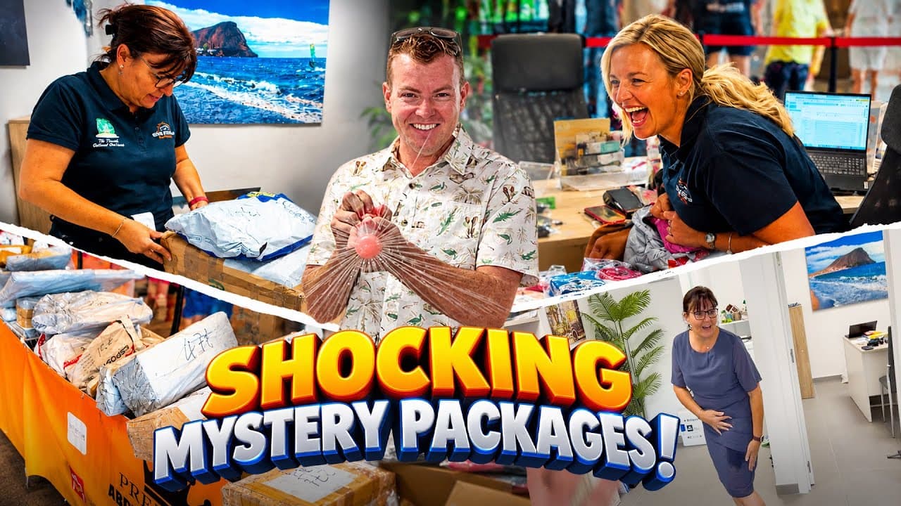 UNBELIEVABLE FIND 😮 We Opened LOST Amazon, Temu & SHEIN Packages from Siam Mall Tenerife…WOW😱