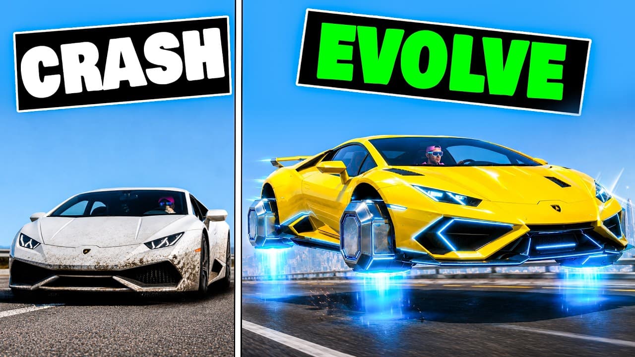 Every Time I Crash, My Lamborghini EVOLVES in GTA 5
