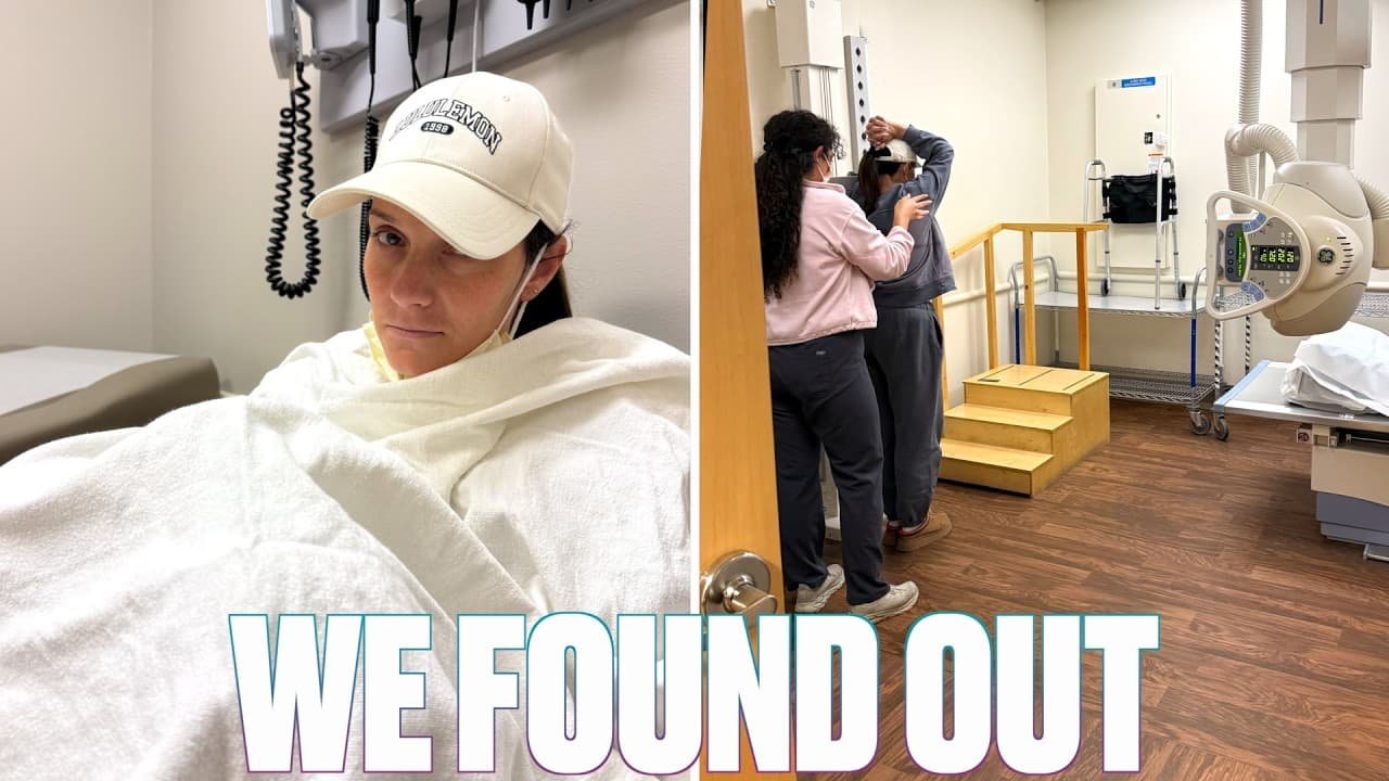 WE HAD TO TAKE MOM TO THE HOSPITAL FOR A CHEST X-RAY TO FIND OUT WHAT'S WRONG WITH HER