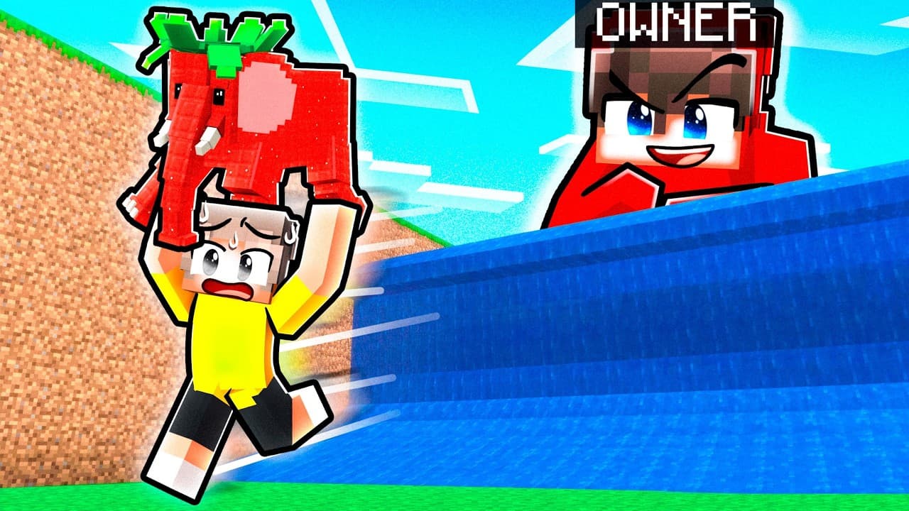 I Pretended to be the OWNER of Escape Tsunami! (Minecraft)