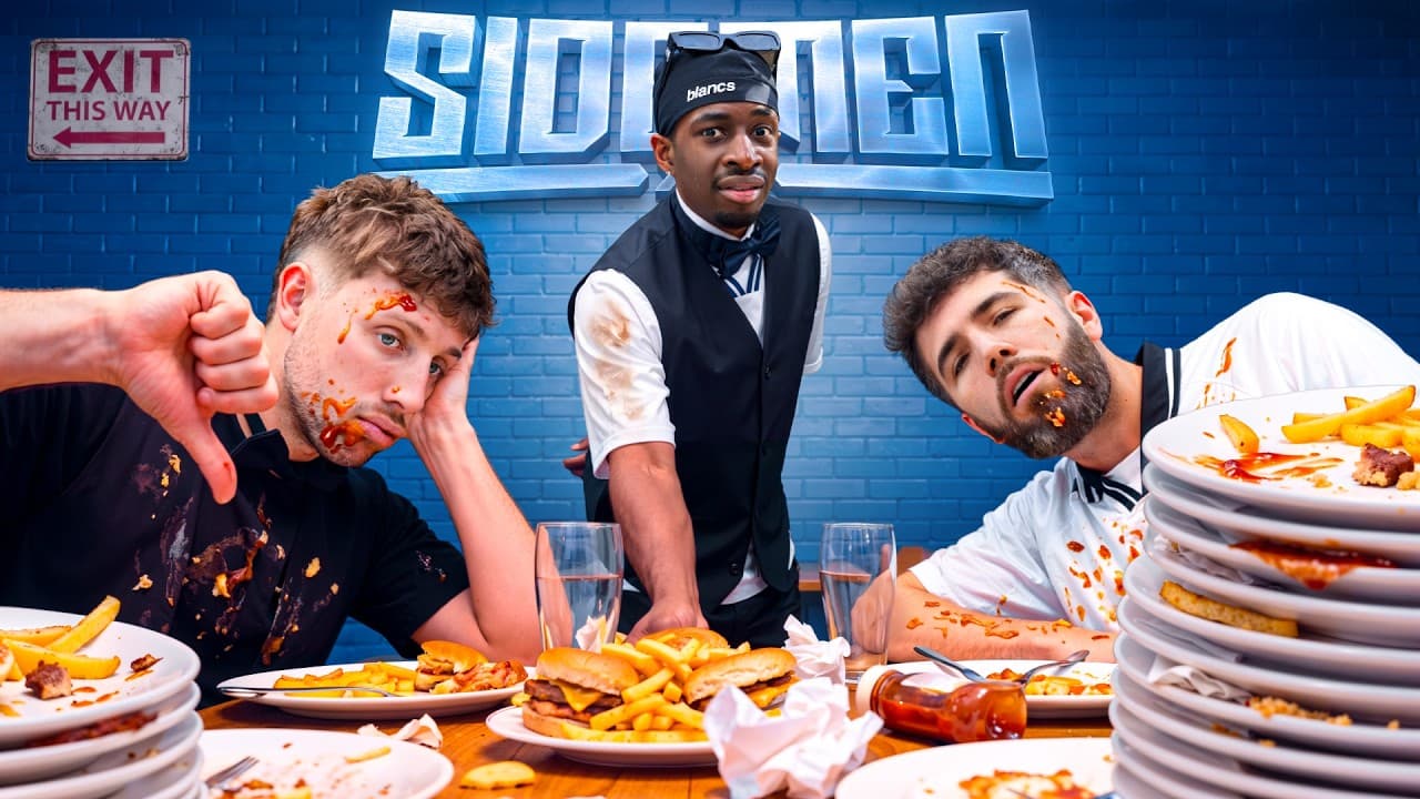 SIDEMEN LAST TO LEAVE THE RESTAURANT