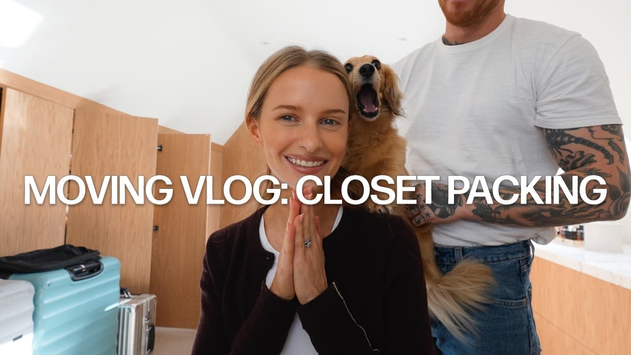 PACKING UP MY WARDROBE ROOM FOR MOVING DAY AND PARIS FASHION WEEK | VICTORIA