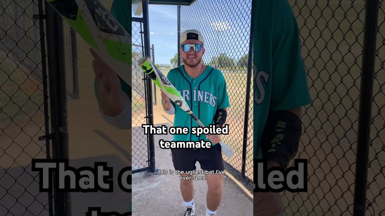 That one spoiled teammate ￼| #baseball #skit #content #shorts