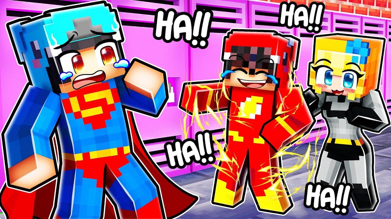 FIRST DAY in School as a SUPERHERO!