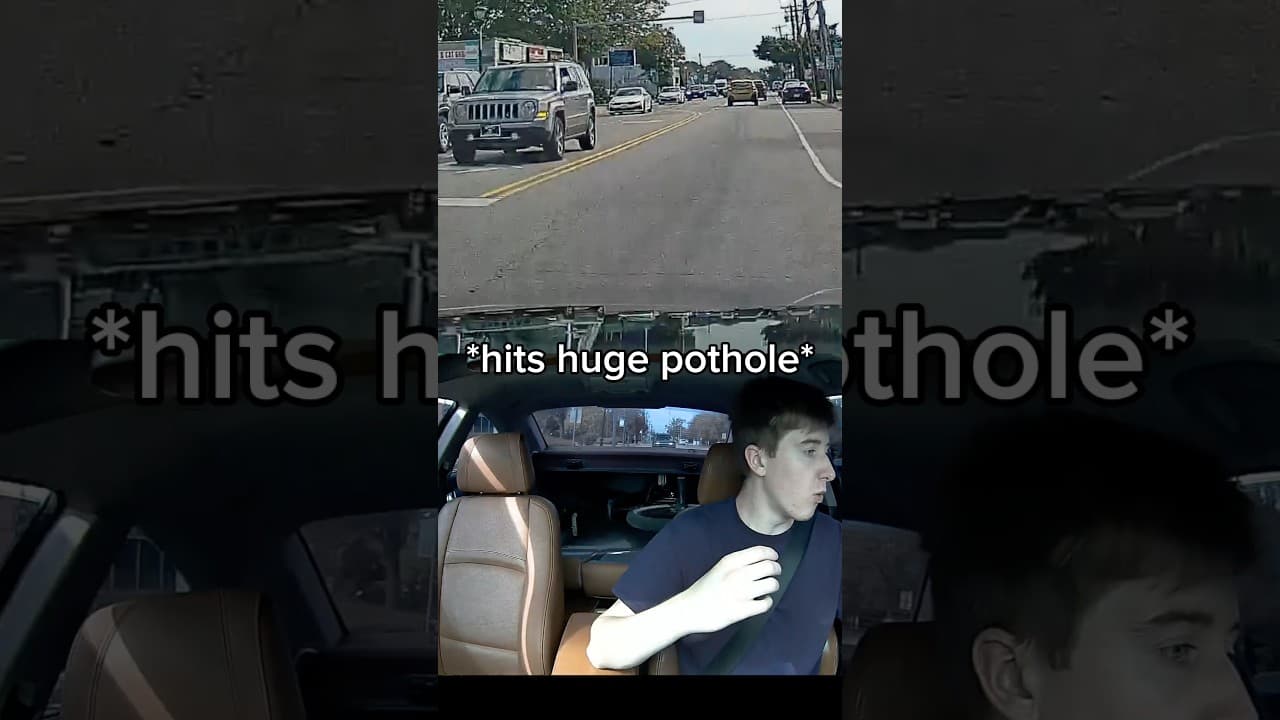 How much do you think this could cost  to fix??? #repairs #dashcam #potholes #funny #viral