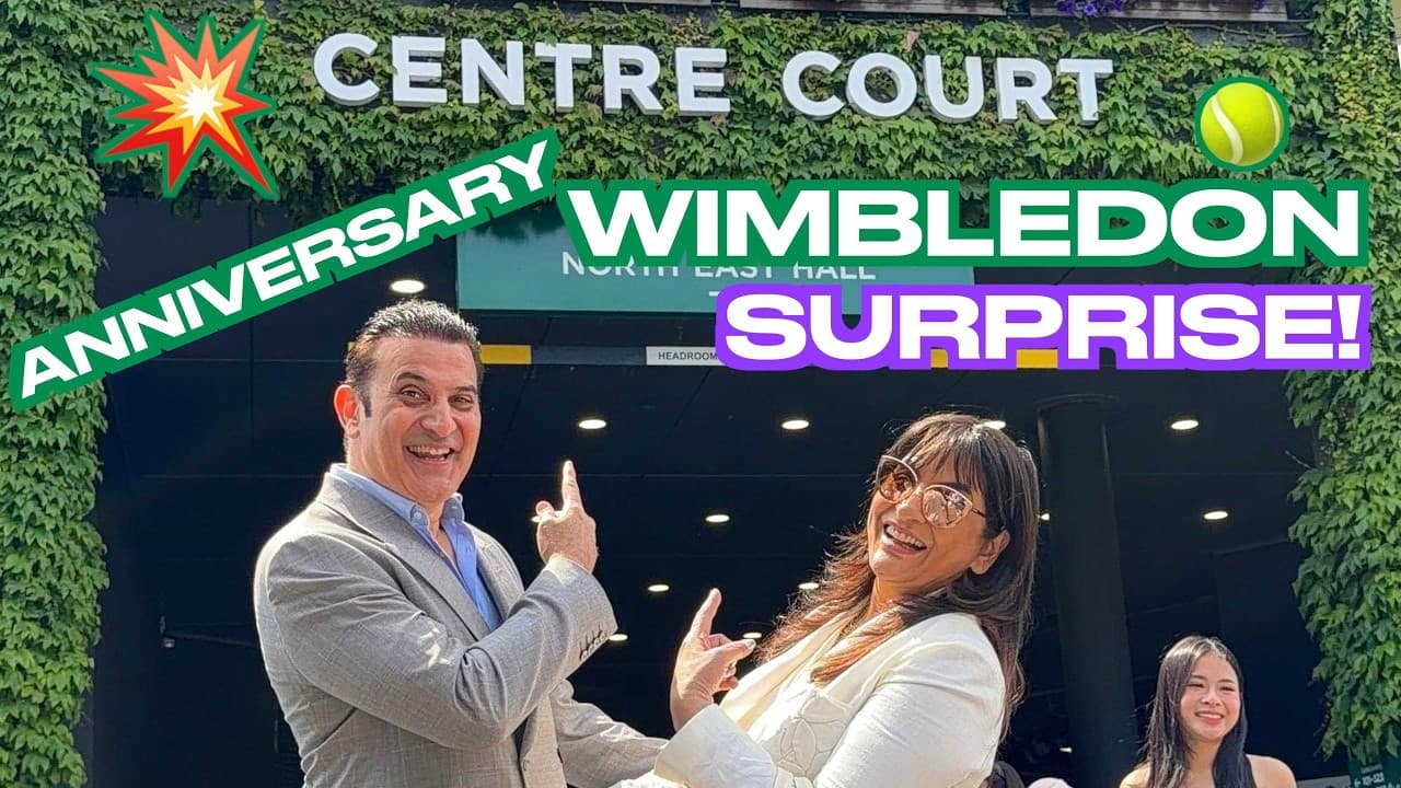 Anniversary Surprise + Wimbledon Centre Court | London Vlog | AAAP Ka Parivaar