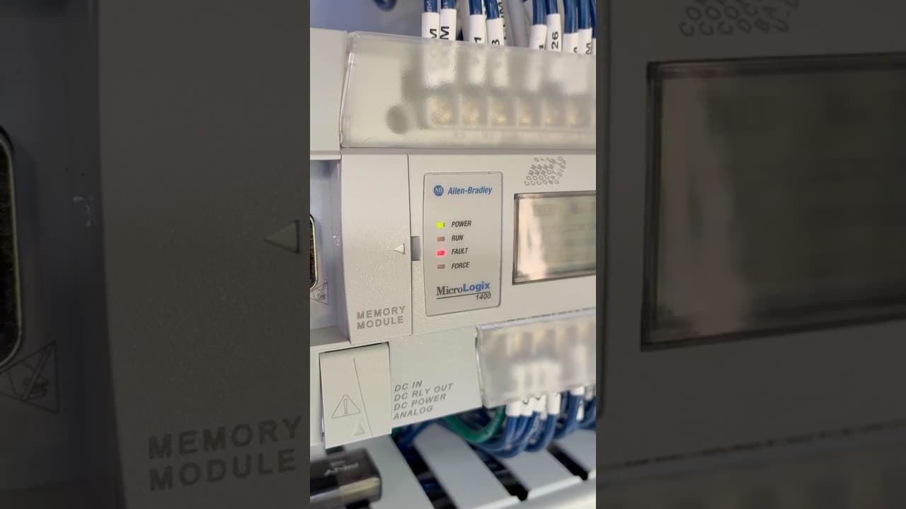 Memory Card Issues #electrical #electrician #industrialelectrician #plc