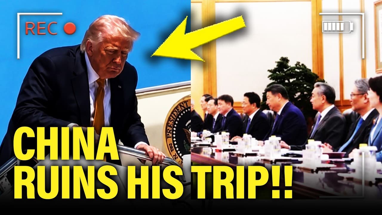Trump gets RUDE AWAKENING as China RUINS HIS ARRIVAL!!!