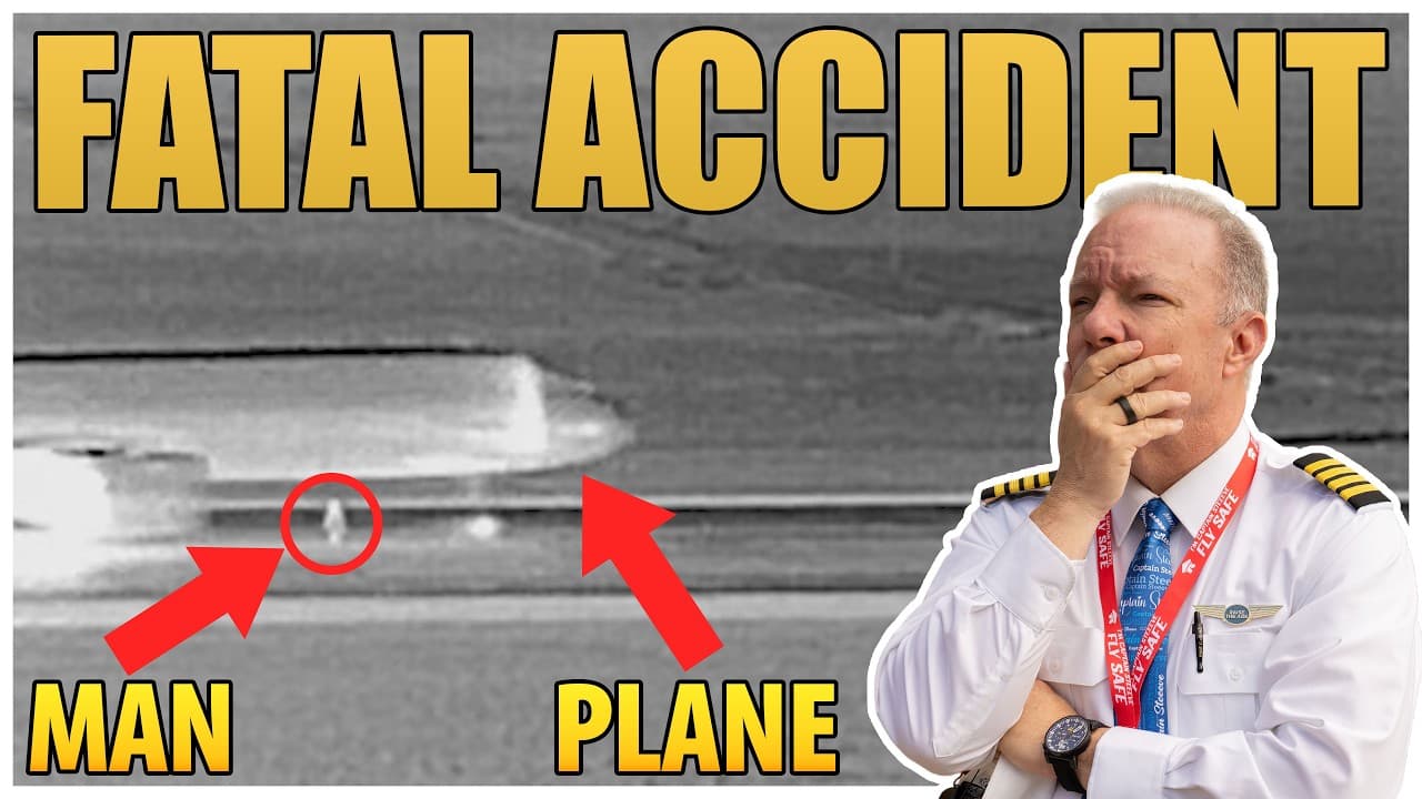 Frontier A321 Hits Person on Runway During Takeoff | Captain Steeeve