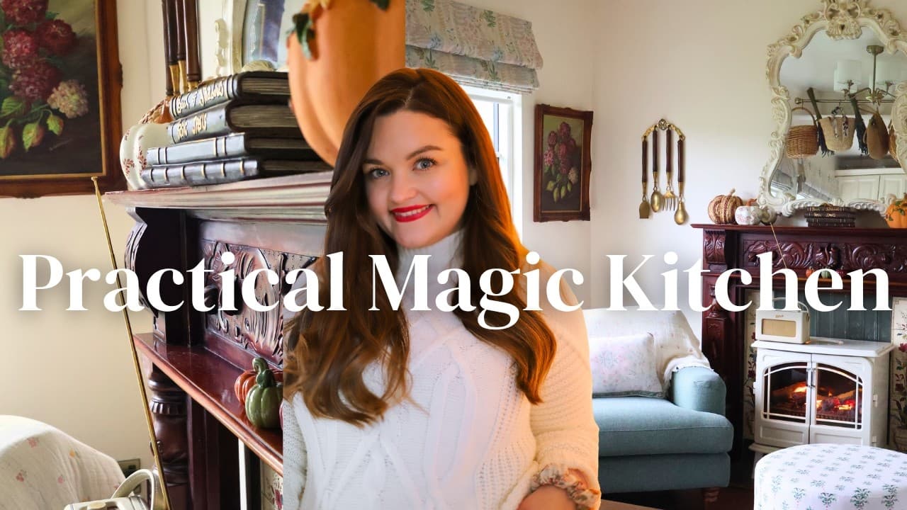 I Made My Kitchen Feel Like A Practical Magic Set 🍂 | Cosy Autumn Decorating