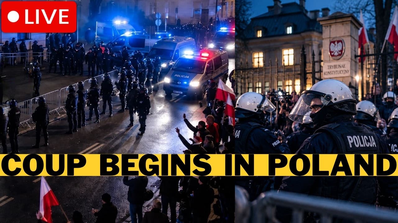 BREAKING: EU Globalists Launch Coup In Poland - Riot Police ATTACKS Constitutional Court