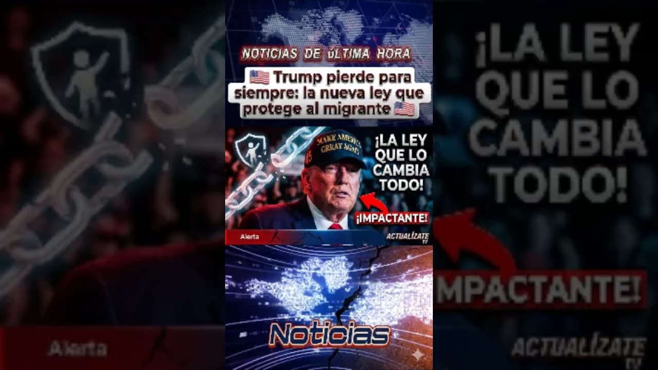 ¡TRUMP PIERDE TODO! Nueva Ley Blindará a los Migrantes en Texas