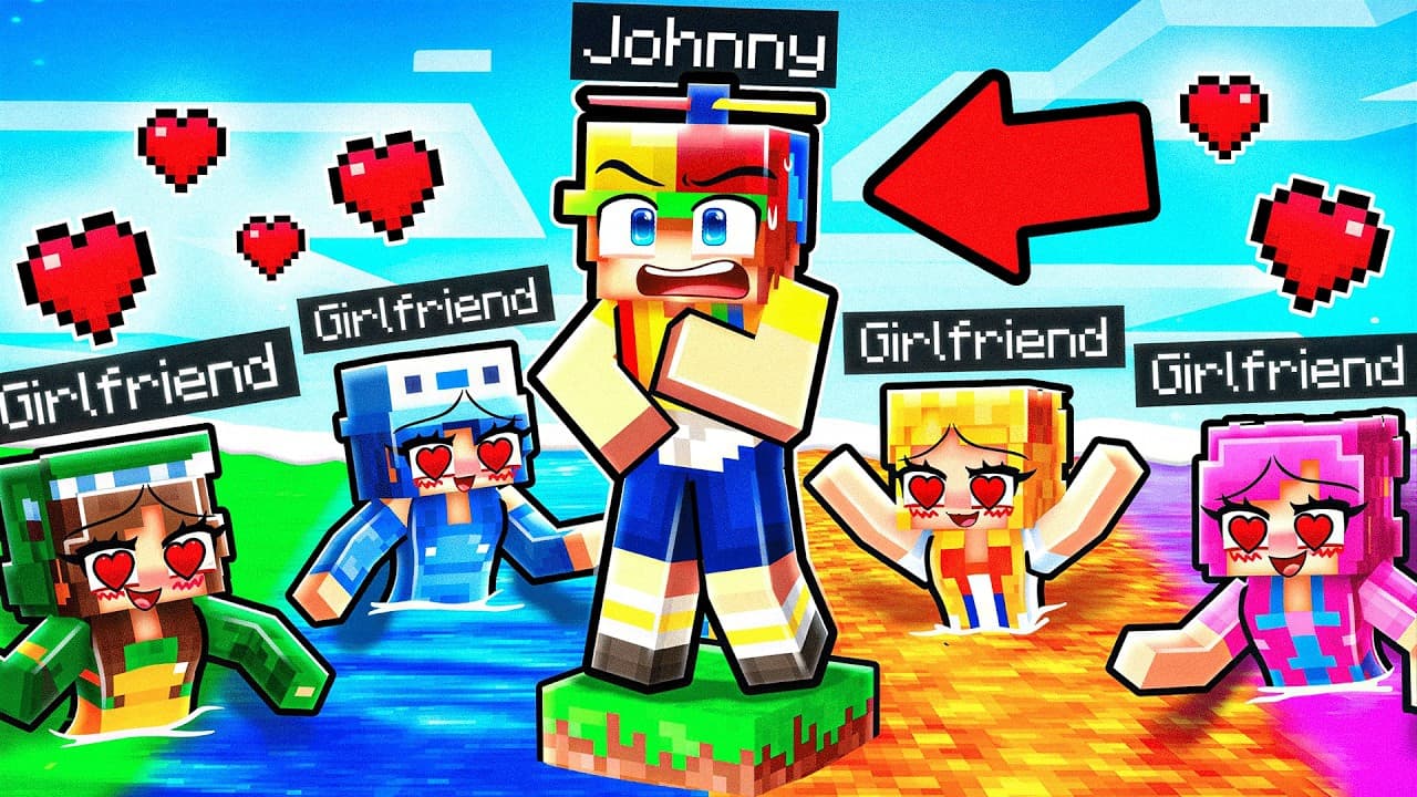 1 Second = GIRLFRIENDS RISING in Minecraft!