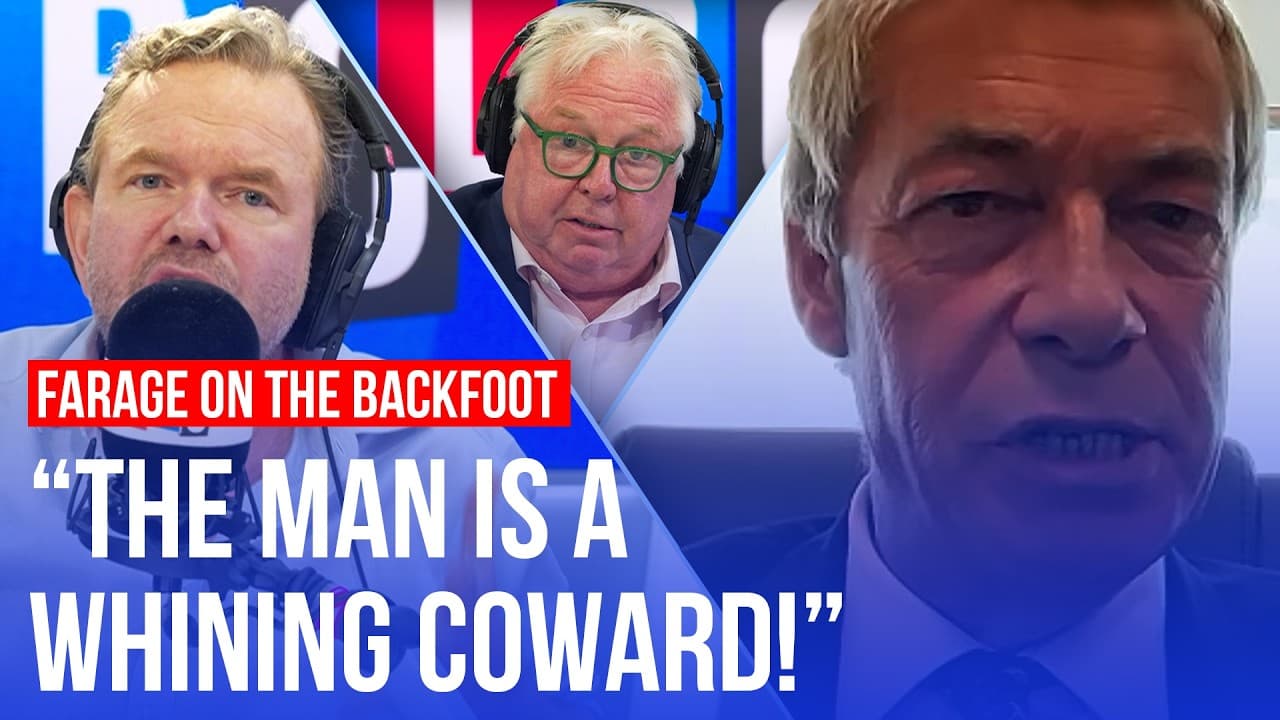 James O'Brien reacts to Nigel Farage 'coming out of hiding'