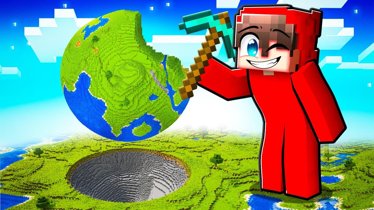 I Became HUGE to BREAK EVERYTHING! (Minecraft)