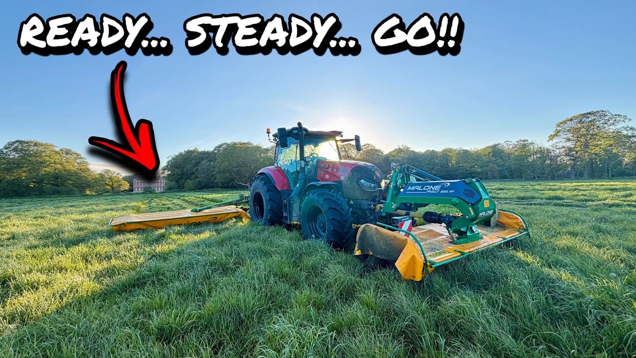 WE WENT FOR IT ALL!!... MOWING IS A GO!!