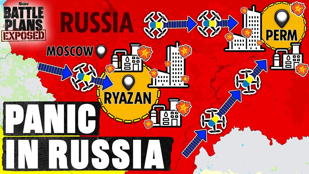Ukraine strikes 800KM deep into Russia as Putin’s economy burns | Battle Plans Exposed