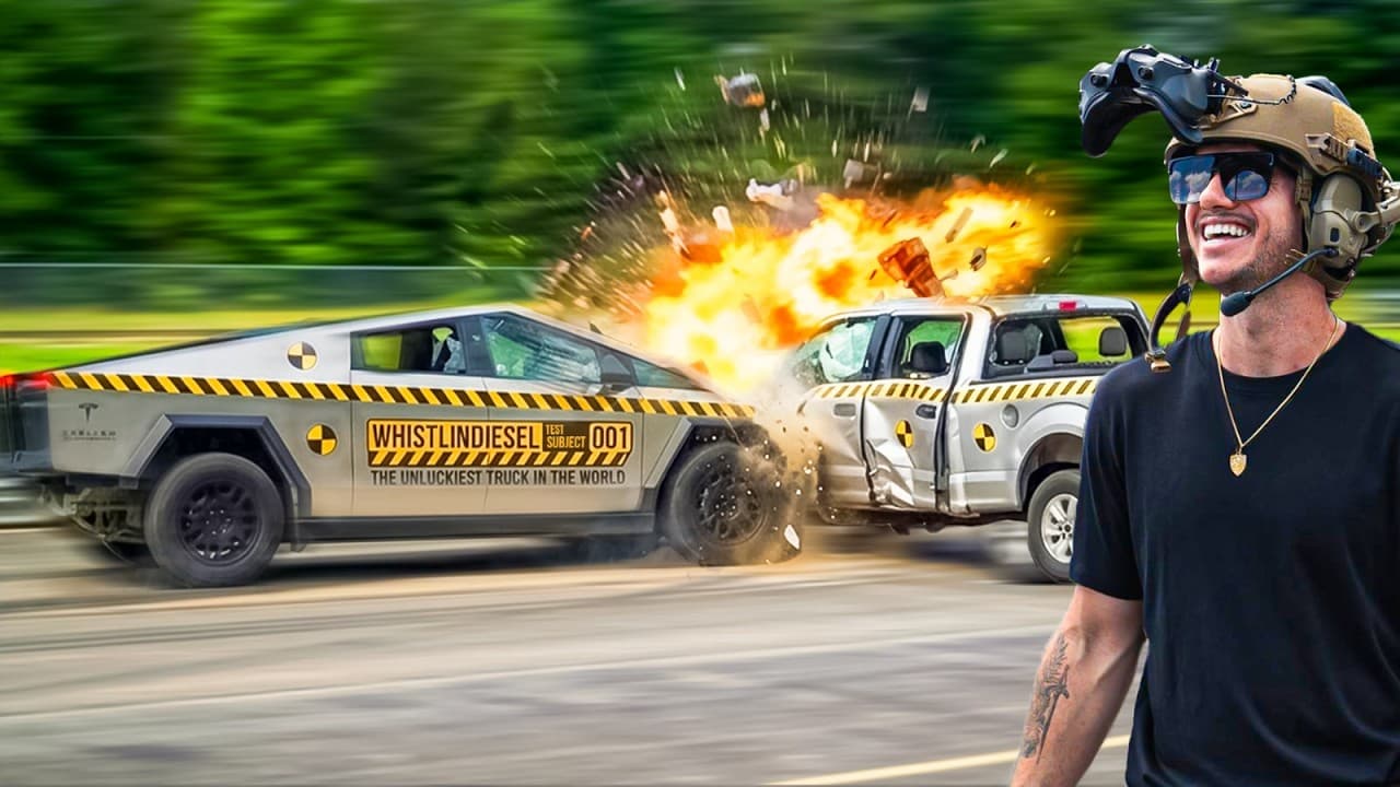 WhistlinDiesel Cybertruck Durability Test #3