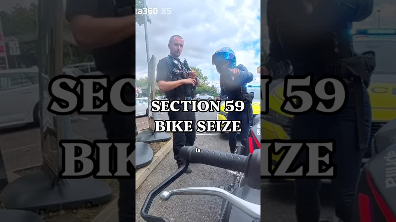 SECTION 59 | RSV4 1100 FACTORY | BIKE SEIZE | CAUGHT ON INSTA360 | READ CAPTION!
