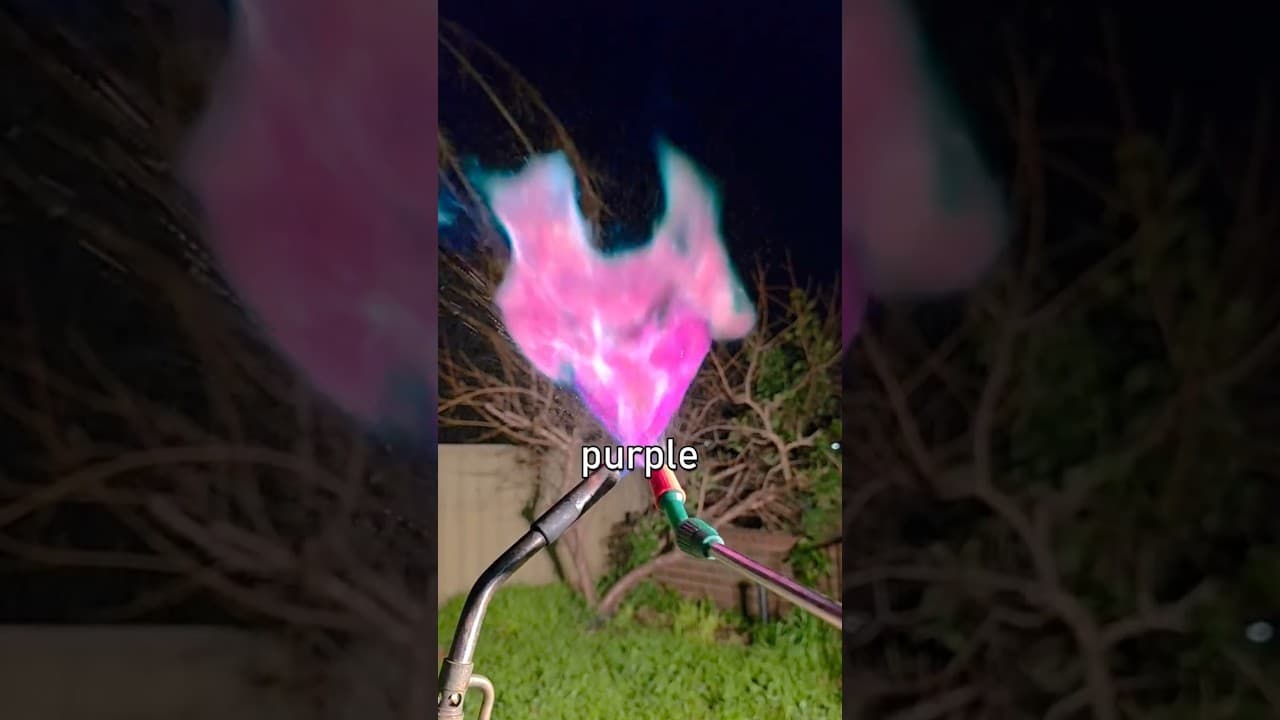I Made Purple Fire