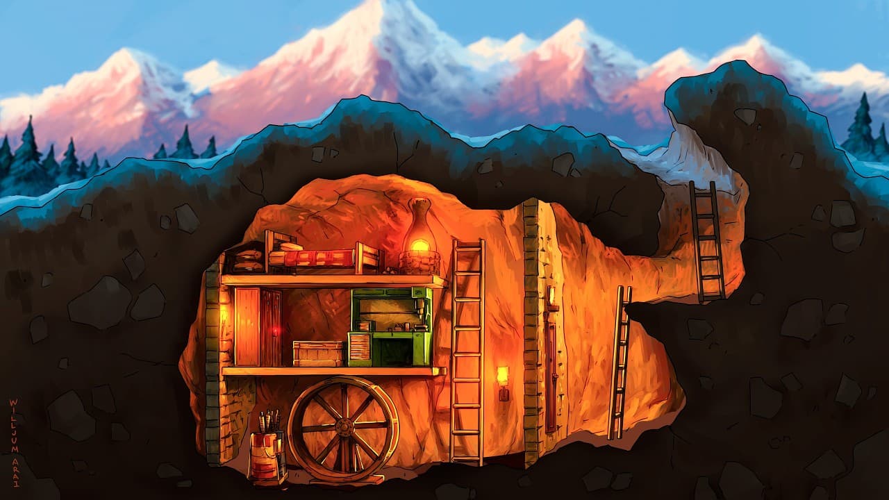 I Lived in a bunker under the earth in rust...