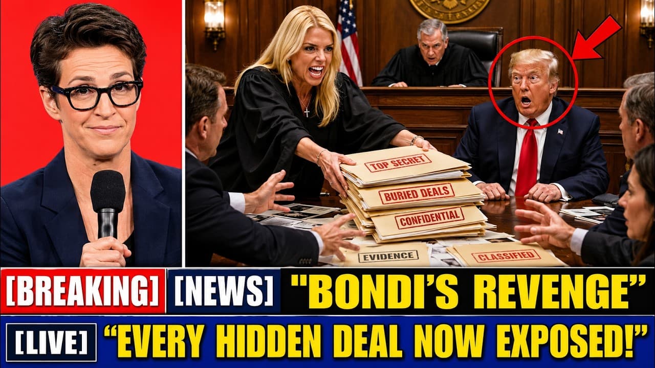 BONDI'S REVENGE: She Just Handed Prosecutors Every Hidden Deal Trump Thought Was Buried
