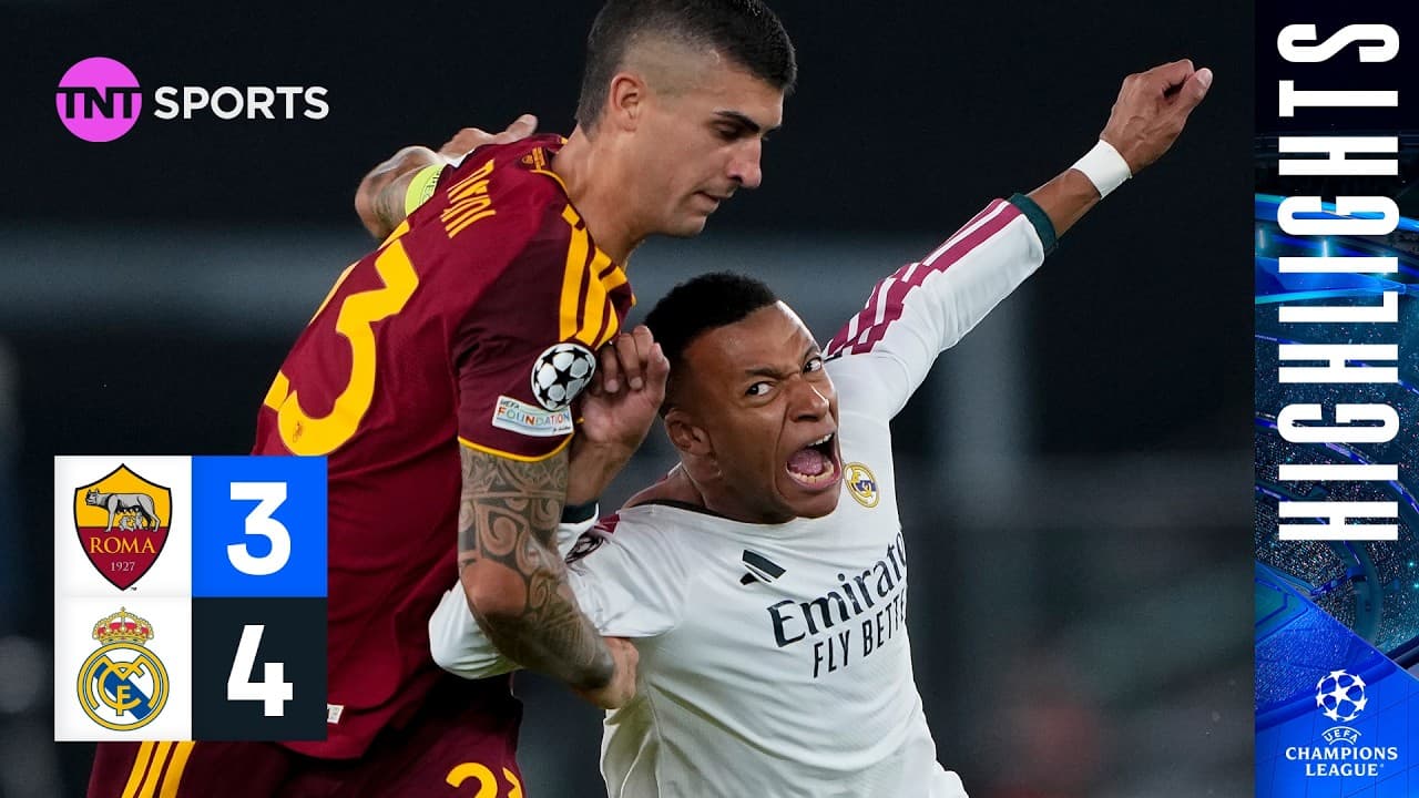 NEVER Write Off Madrid! 🤍 | Roma 3-4 Real Madrid | UEFA Champions League Highlights