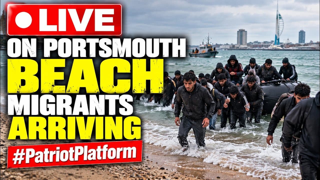 LIVE ON PORTSMOUTH BEACH BLOCKING #PatriotPlatform