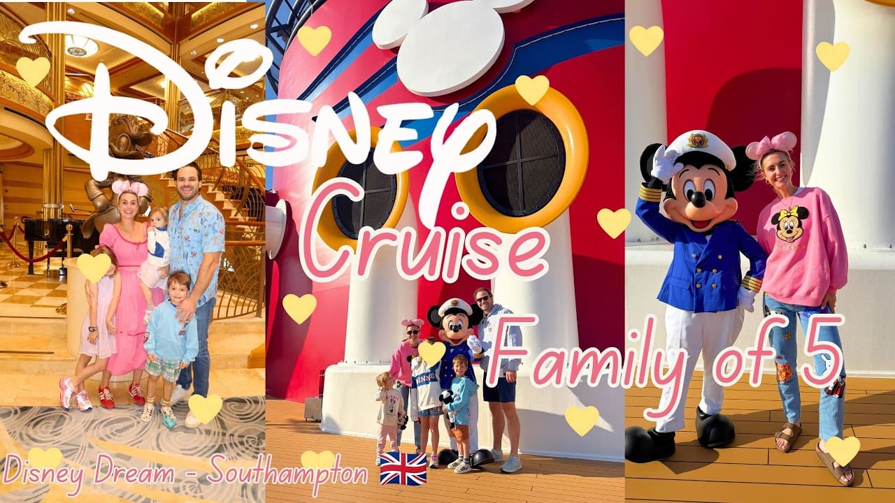 Disney Dream 3 nights from Southampton - Family of 5 x