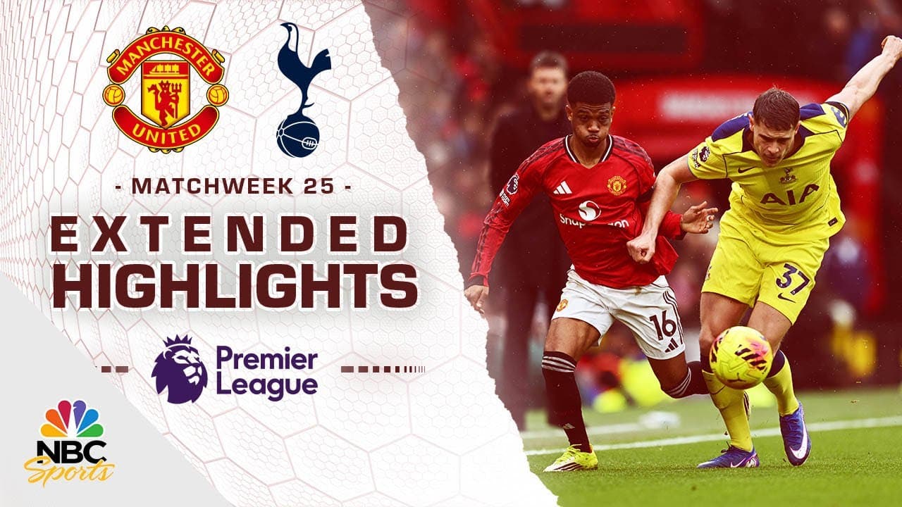 Manchester United v. Tottenham Hotspur | PREMIER LEAGUE HIGHLIGHTS | 2/7/2026 | NBC Sports