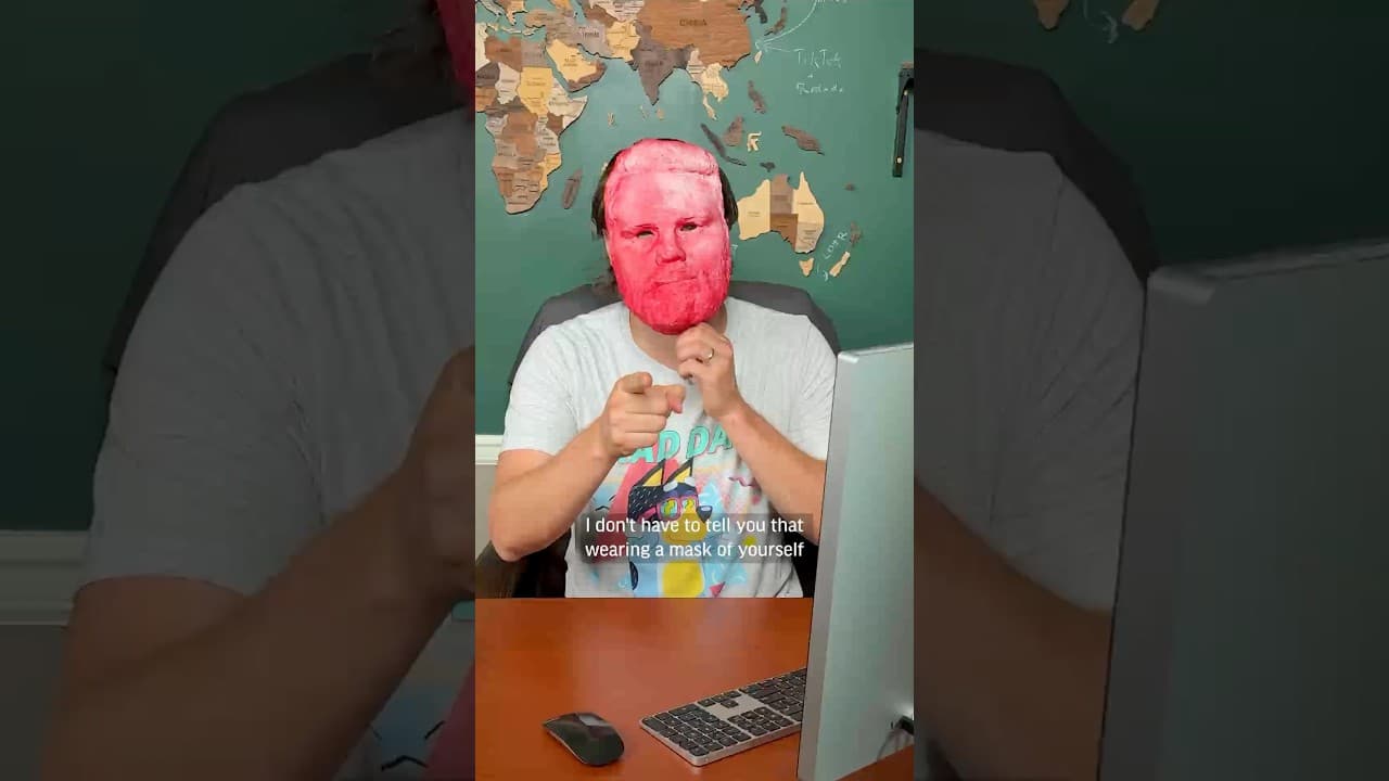 Did someone really wear a mask on Fox News?