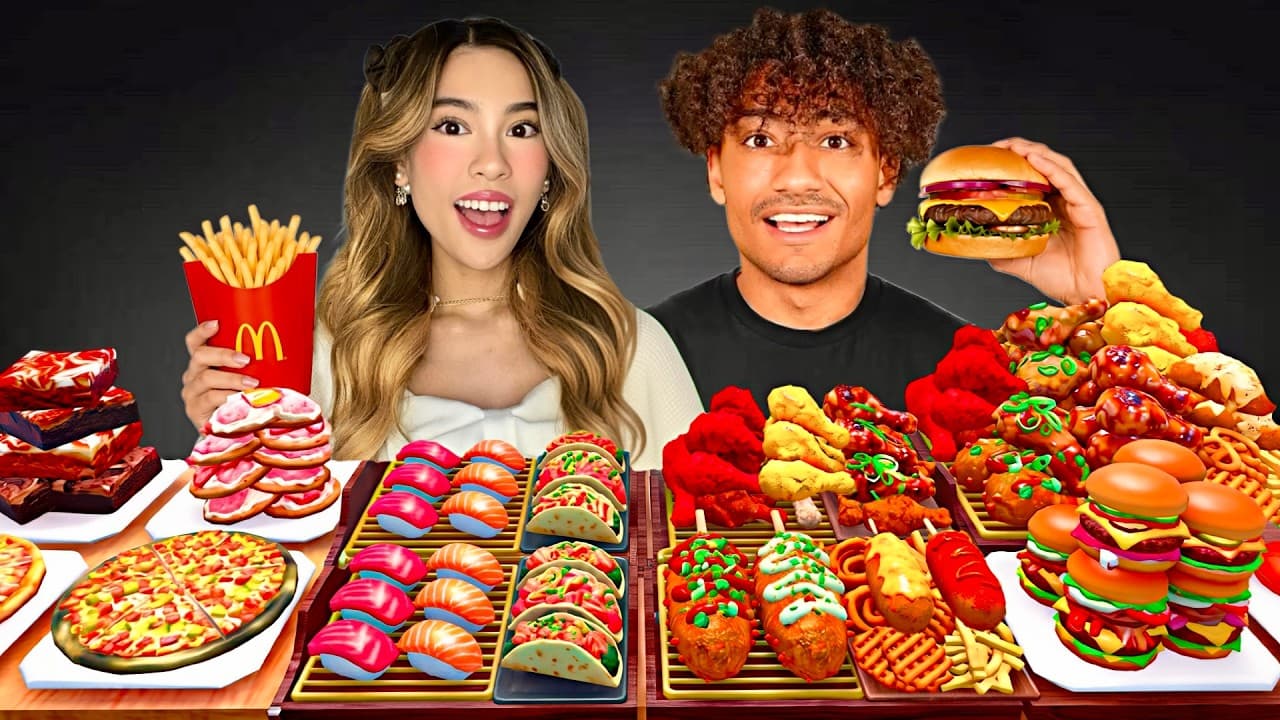 We Ate EVERYTHING In ROBLOX MUKBANG.. W/ FOLTYN