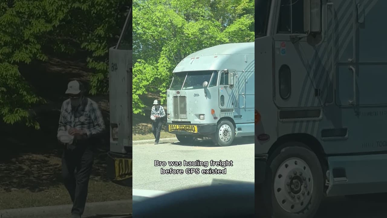 The trailer has been making executive decisions again🤣🤣#truck #semitruck #road #funny #fyp