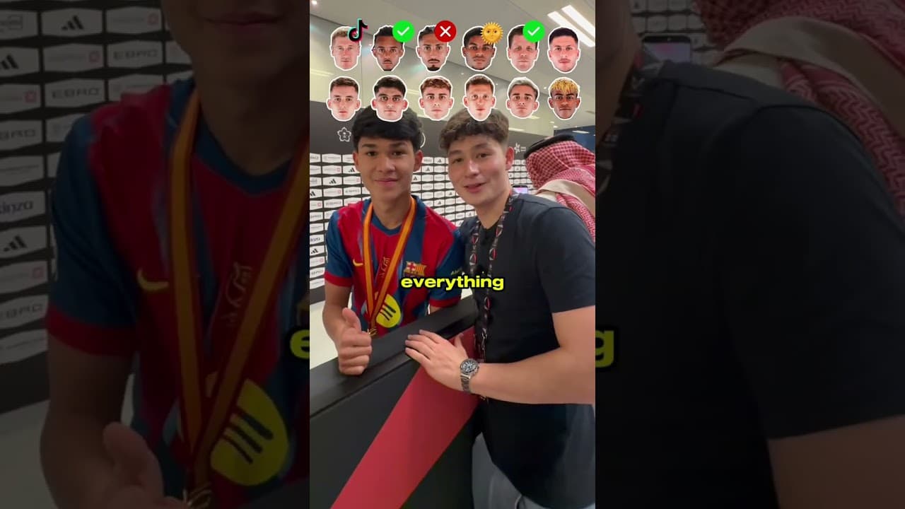How Many Barcelona Players Can I Meet?🇪🇸